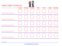 Adhd Discipline Charts